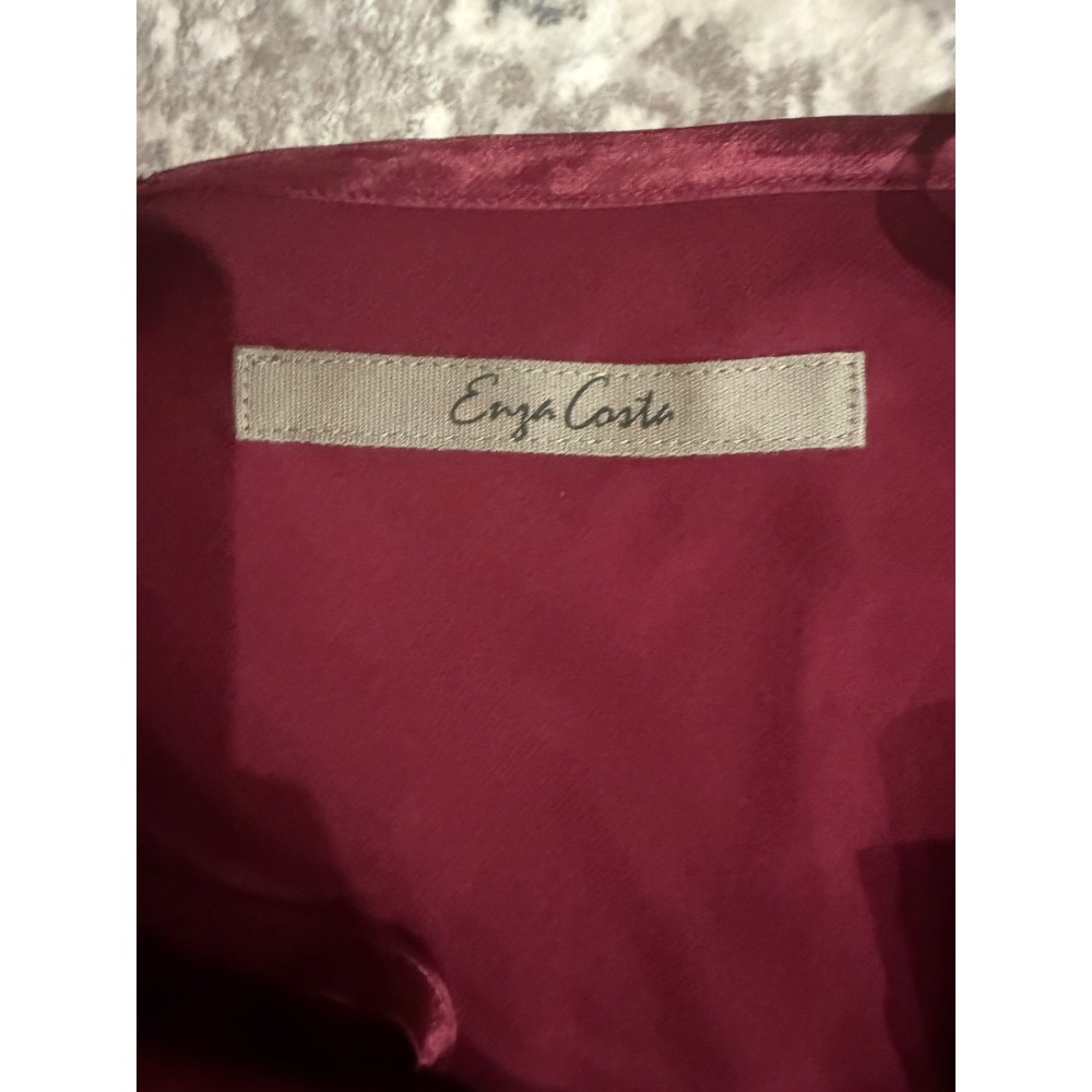 Enza Costa Ruby Satin Bias Cut‎ Slip Dress XS New - Picture 8 of 8